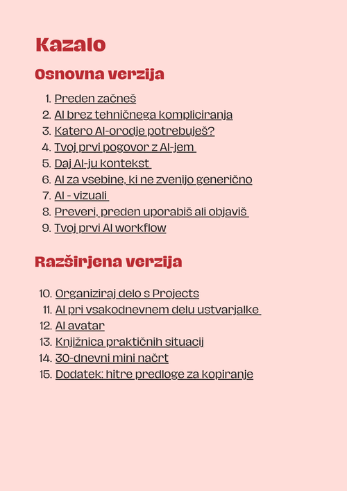 AI priročnik za začetnike